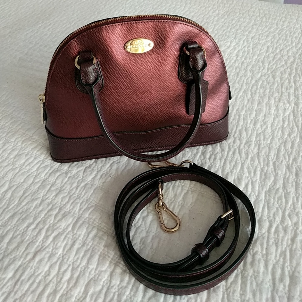Coach Mini Cora Domed Satchel Crossbody